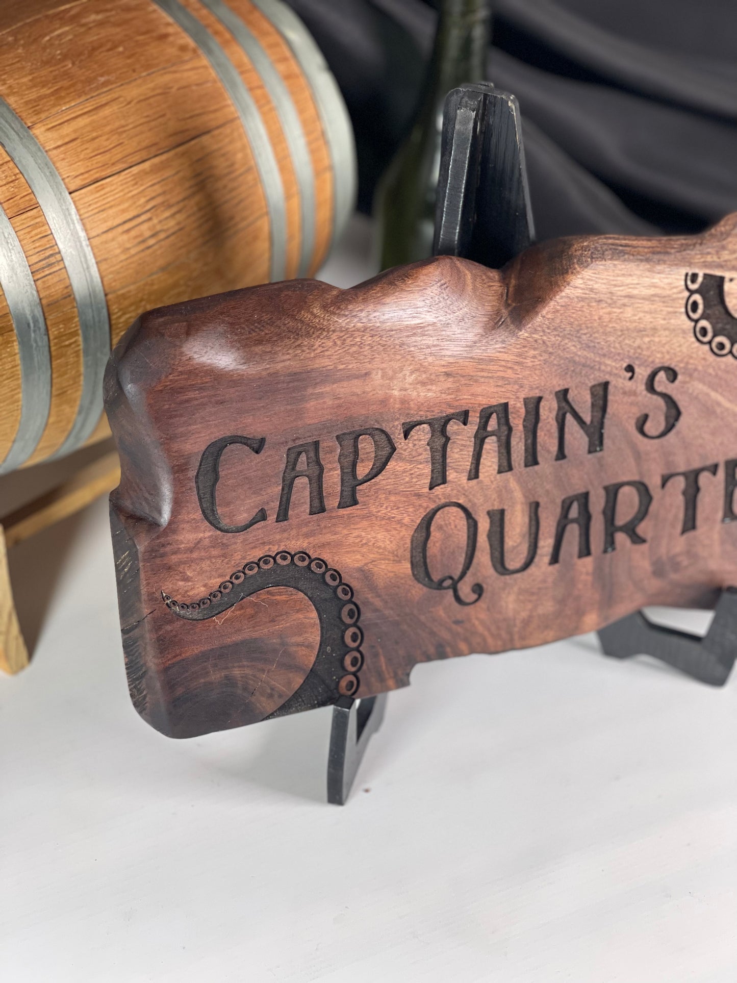 Captains Quarters on Black Walnut