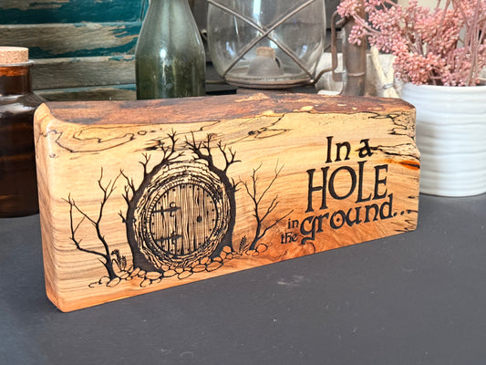 A Hole in the Ground... on Maple