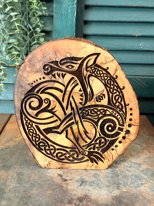 Celtic Wolf on Maple