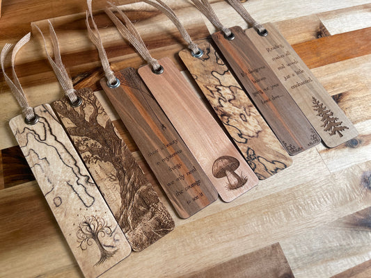 Wood Bookmarks