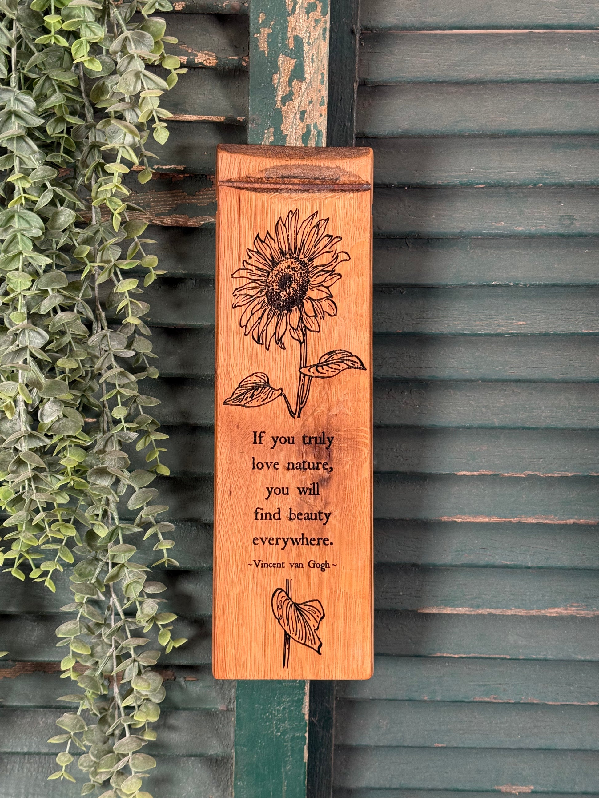 Beauty Everywhere - Van Gogh - Barrel Stave