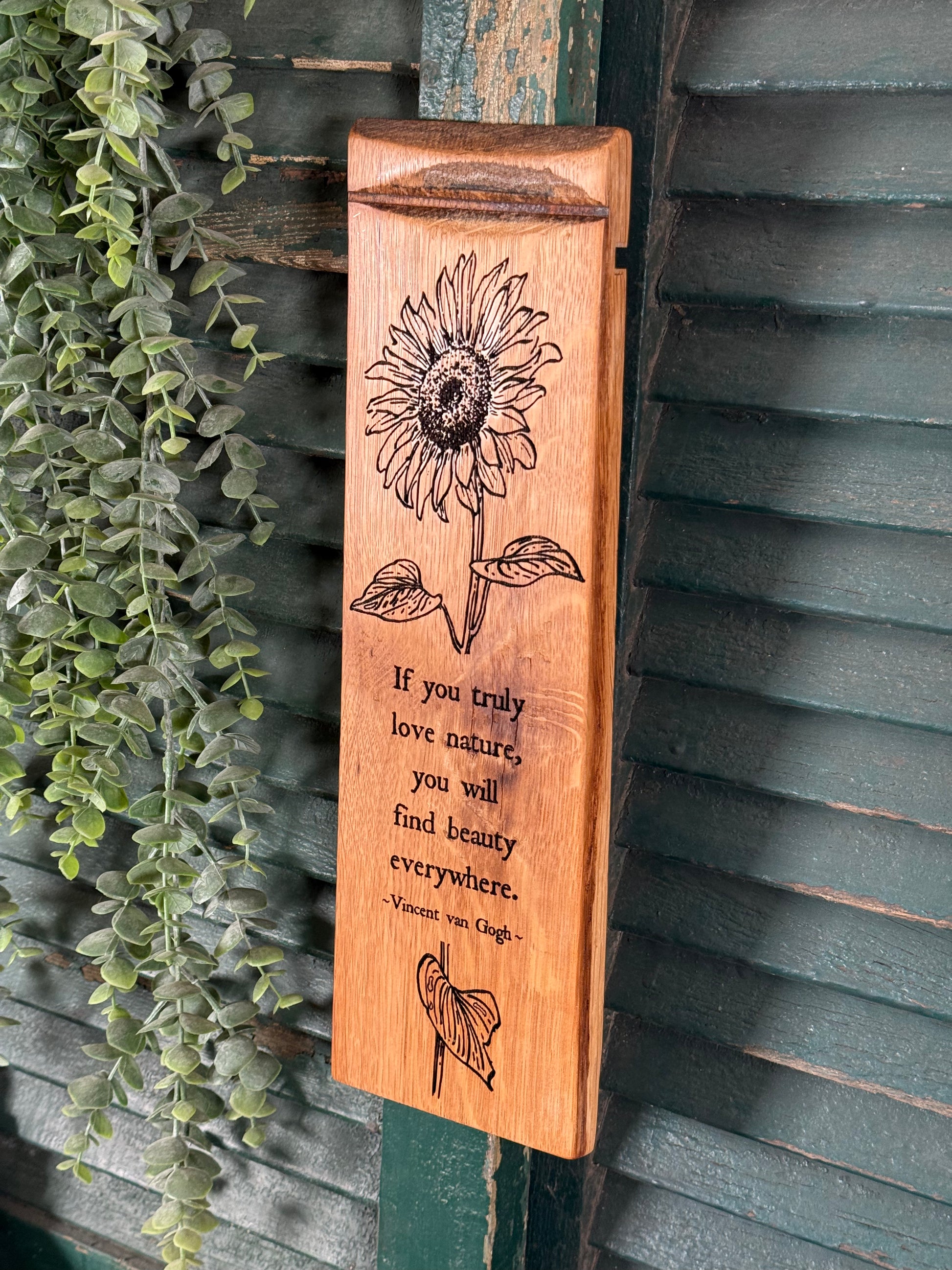 Beauty Everywhere - Van Gogh - Barrel Stave