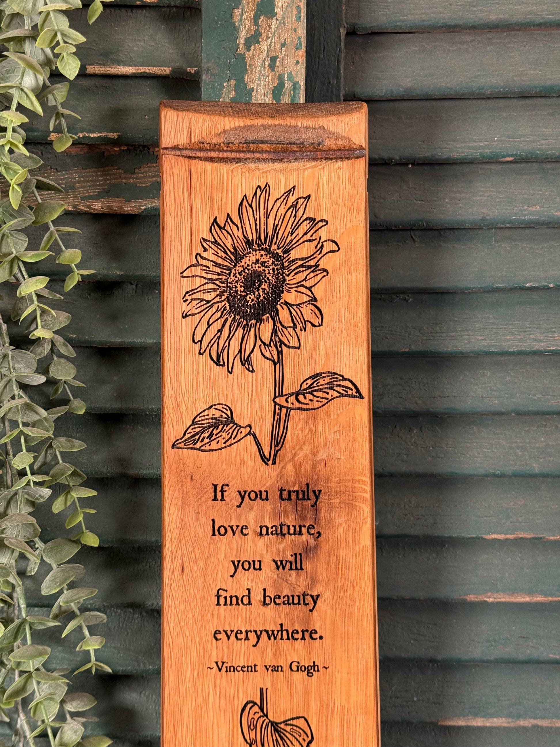 Beauty Everywhere - Van Gogh - Barrel Stave