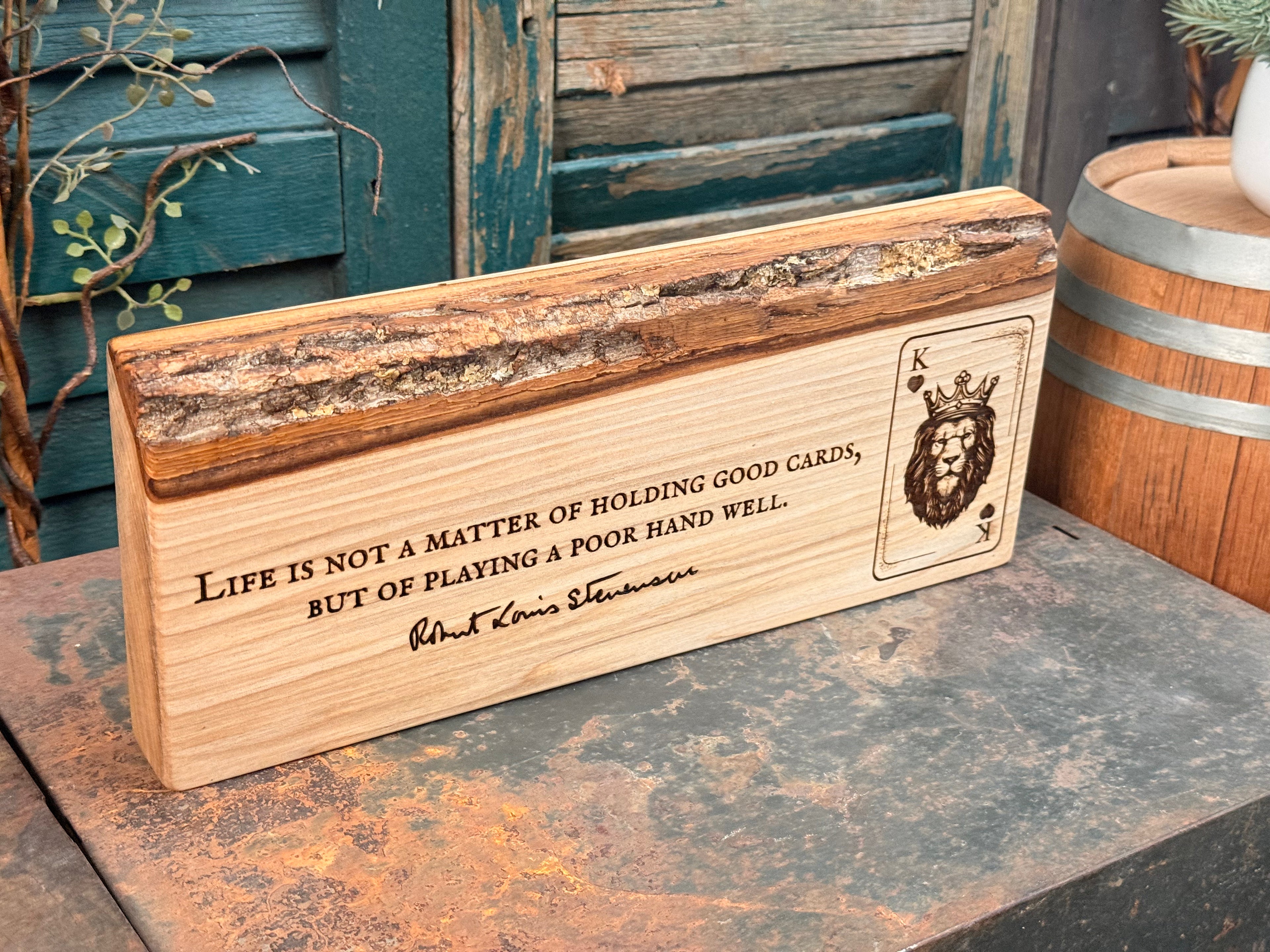 A Hand Played Well on Poplar