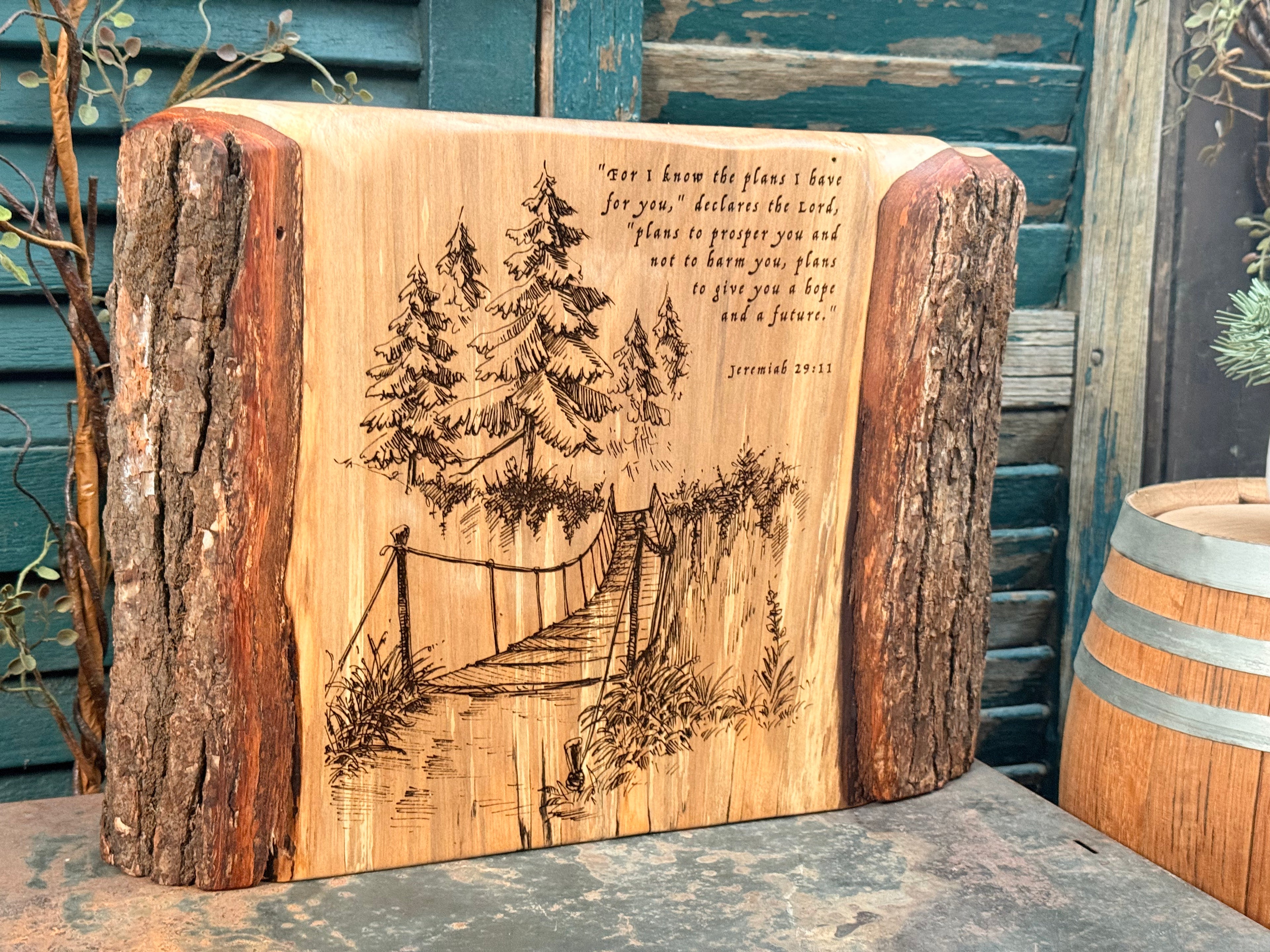 Jeremiah 29:11 on Sweetgum