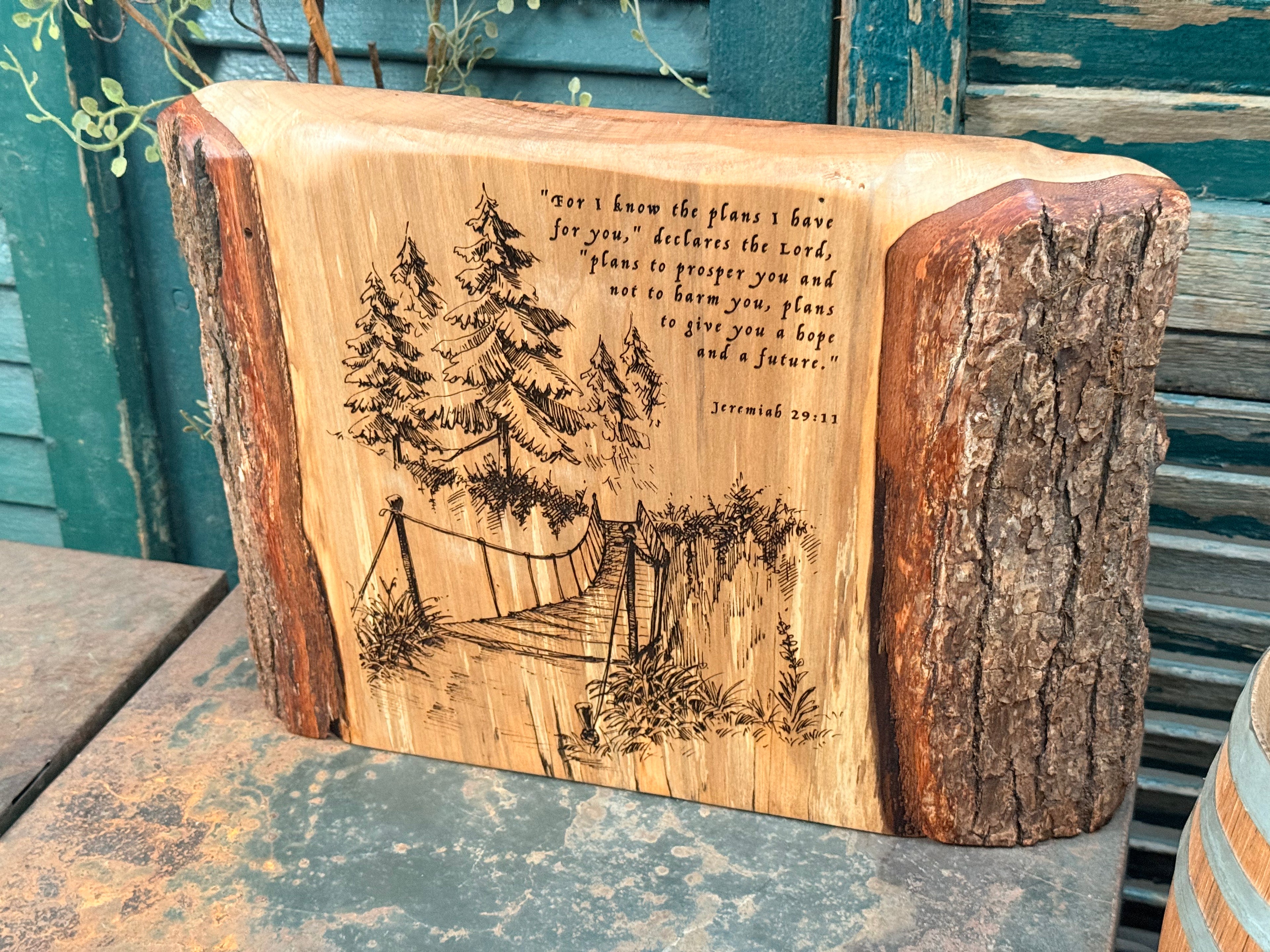 Jeremiah 29:11 on Sweetgum