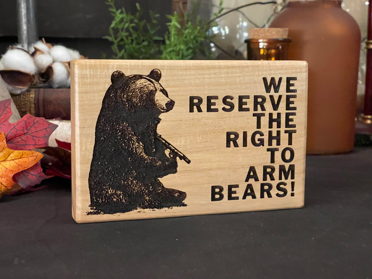 Patriotic - Arm Bears on Maple