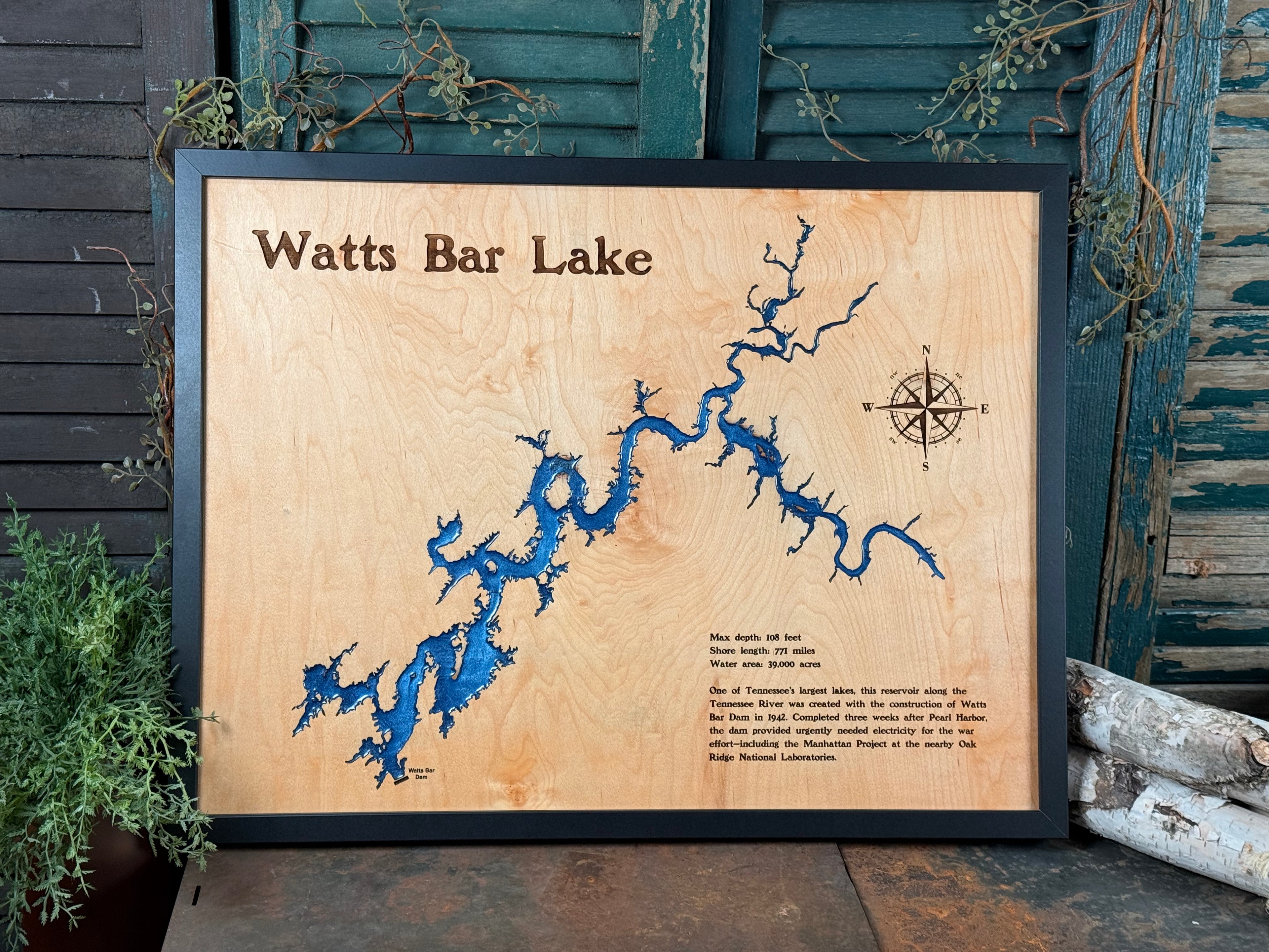 Watts Bar Lake on Salvaged Ply