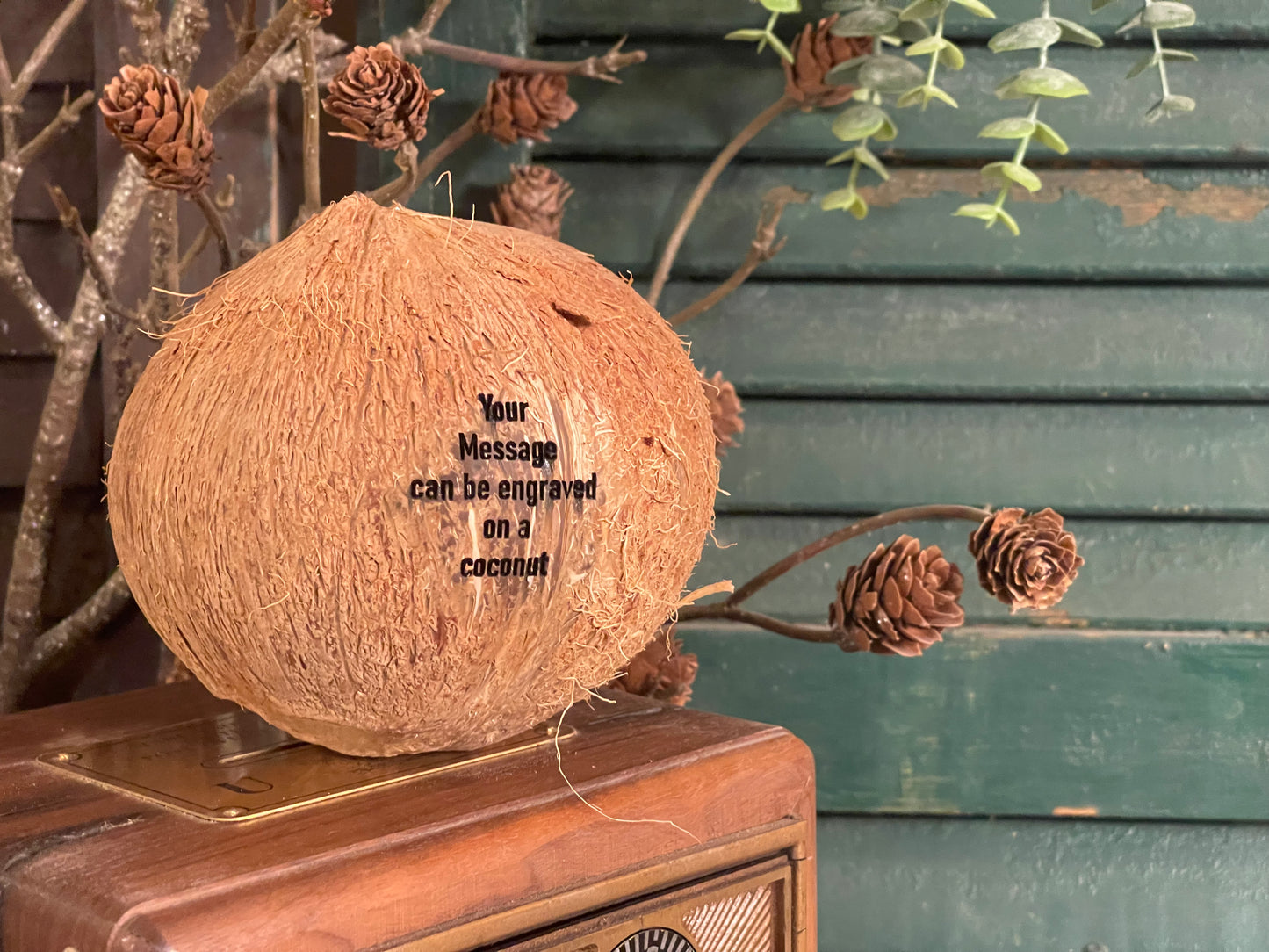 Message on a Coconut