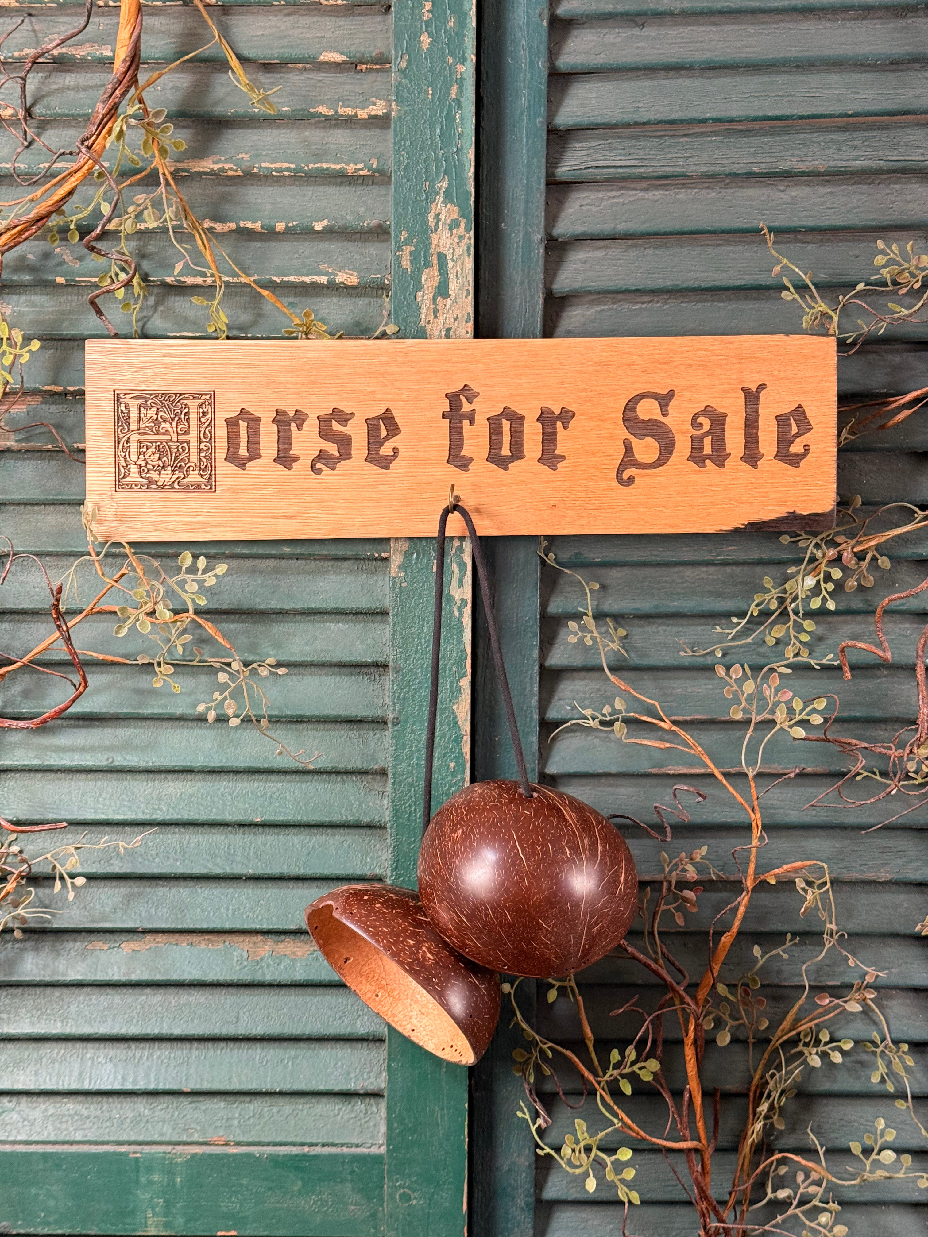 Horse For Sale on Bourbon Barrel Oak