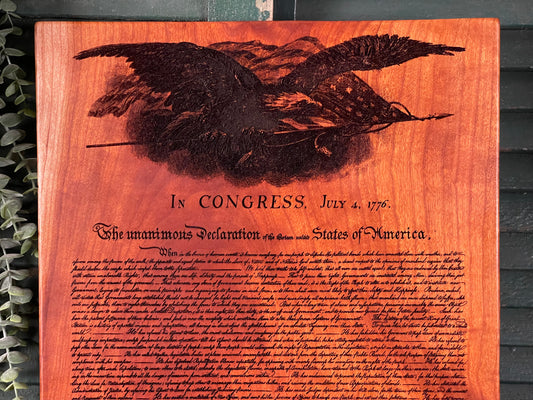 Declaration of Independence on Cherry