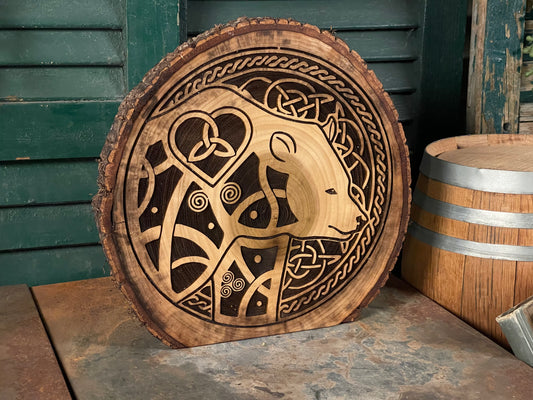 Celtic Heart Bear on Poplar