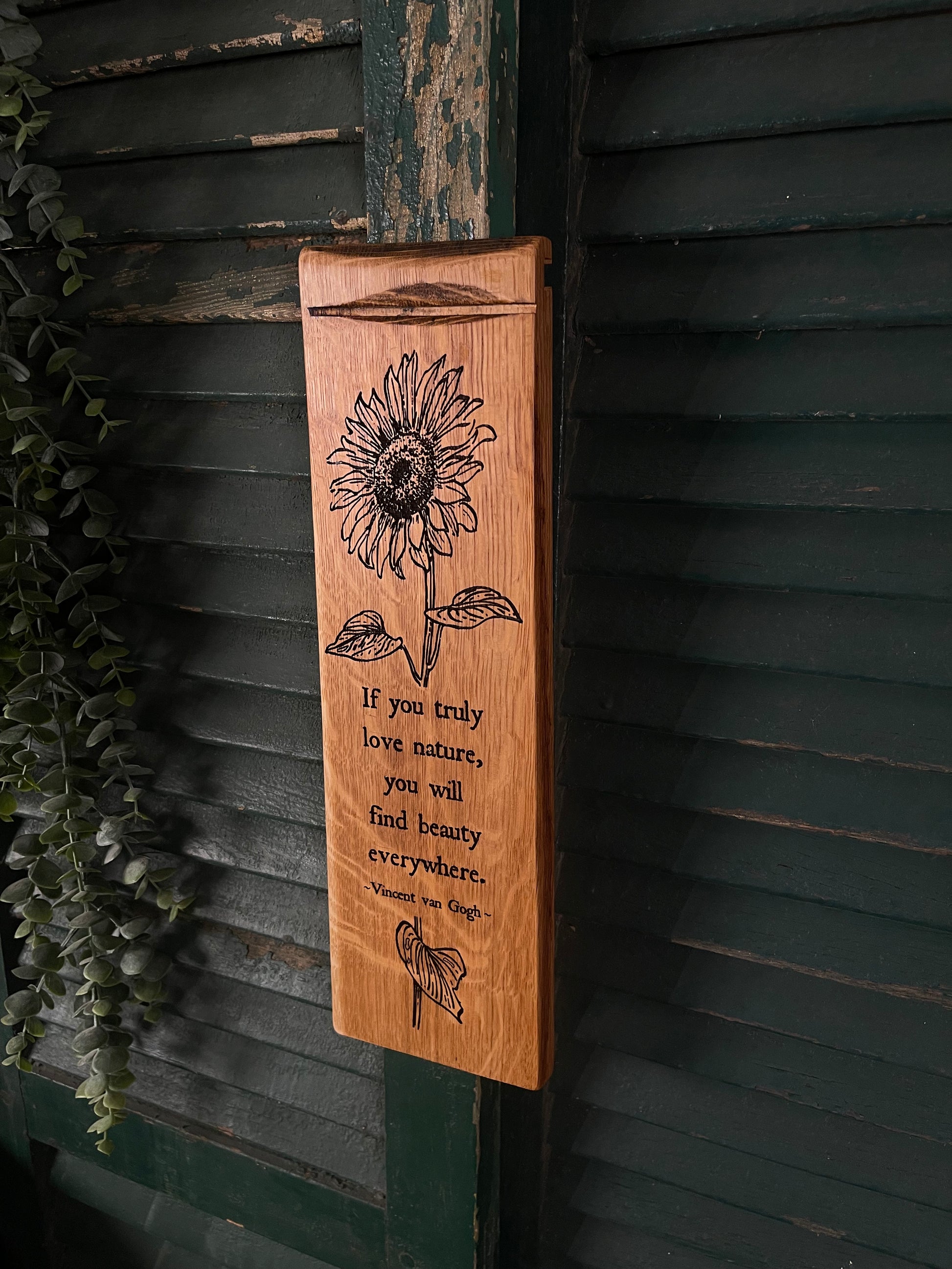 Beauty Everywhere - Van Gogh - Barrel Stave