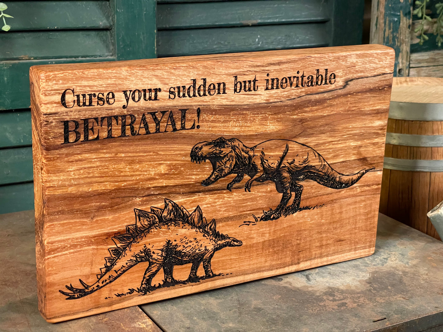 Curse Your Sudden Betrayal on Spalted Maple