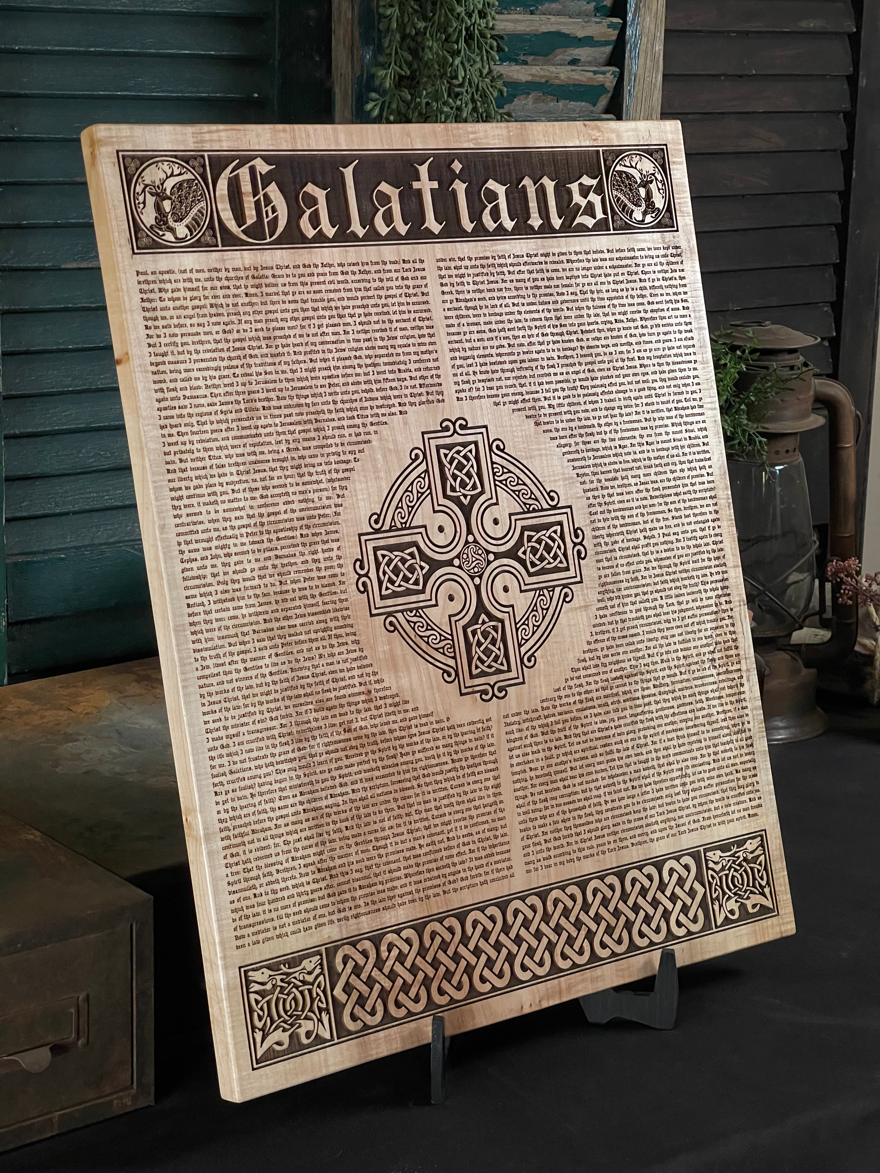 Book of Galatians on Maple