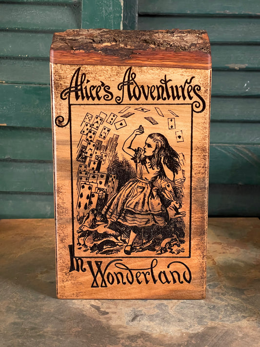 Book Cover - Alice's Adventures in Wonderland on Sweetgum