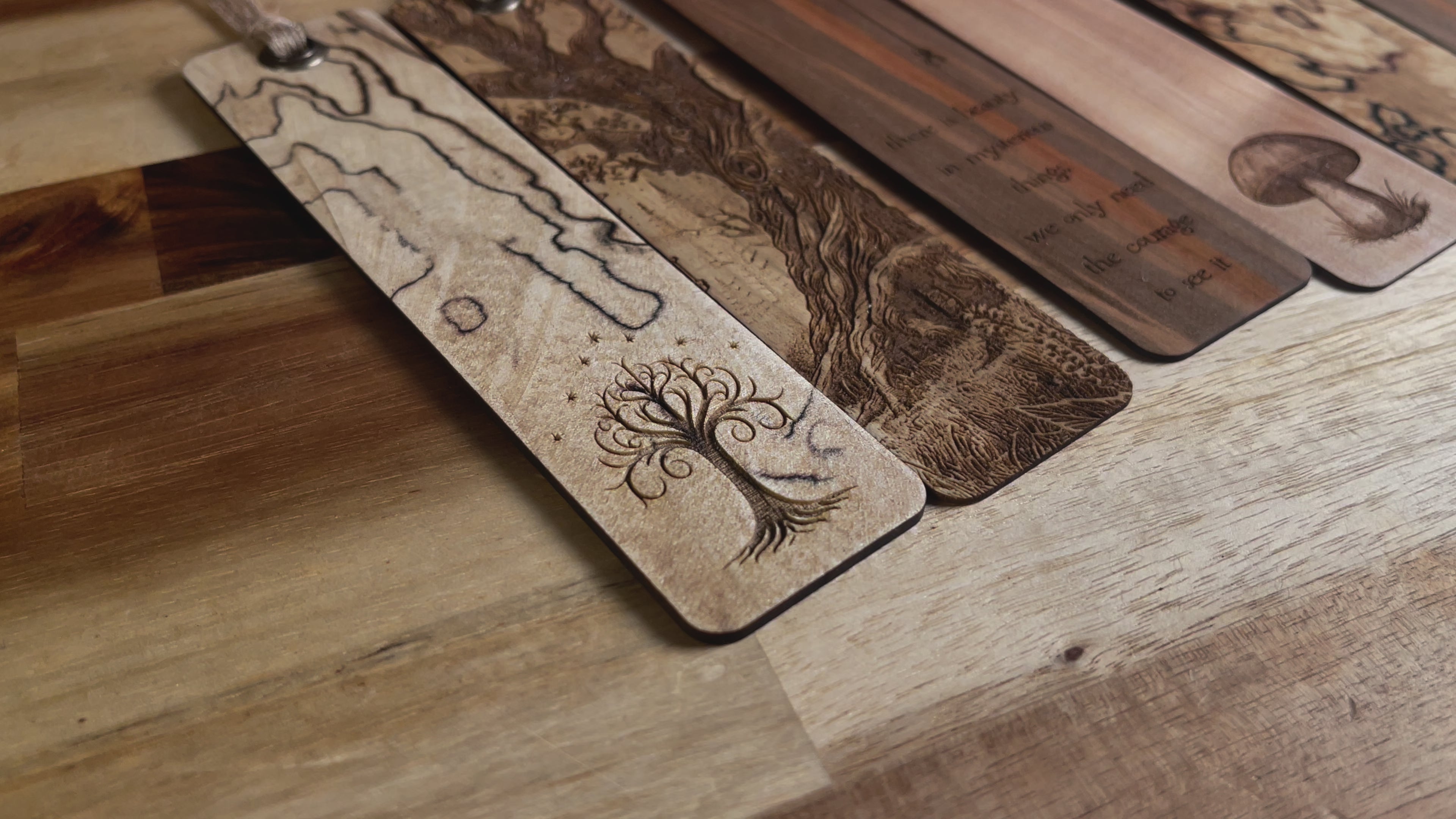 Wood Bookmarks