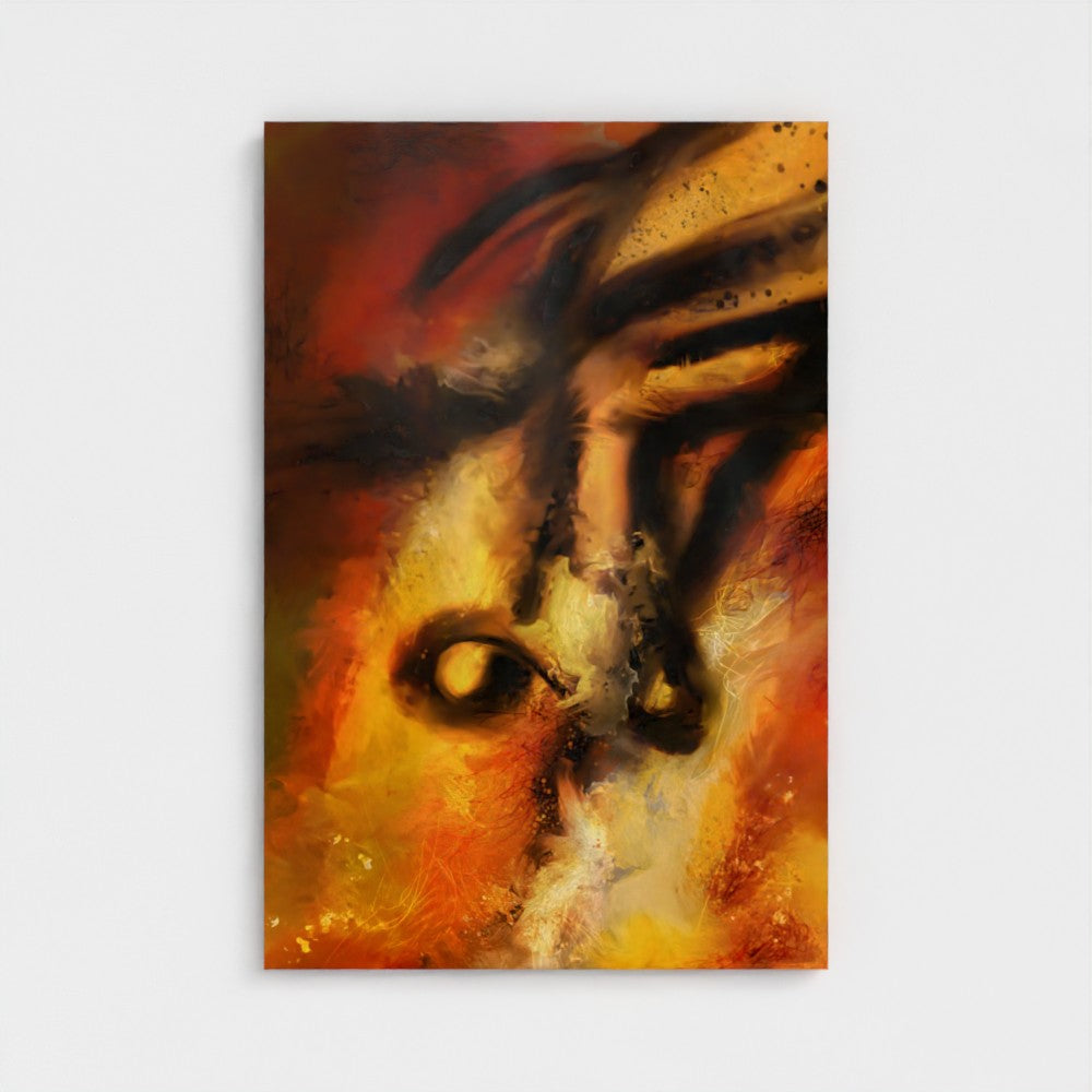 Abstract: Ancient Paths on Acrylic Panel 24"x 36"